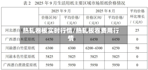 热轧卷板实时行情/热轧板卷费用行情