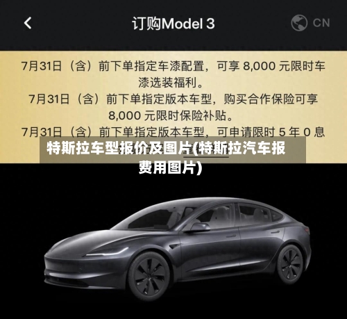 特斯拉车型报价及图片(特斯拉汽车报费用图片)