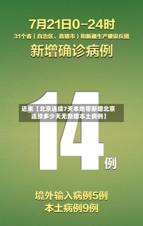 近来【北京连续7天本地零新增北京连续多少天无新增本土病例】-第2张图片