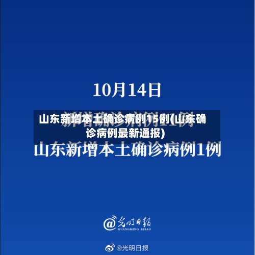 山东新增本土确诊病例15例(山东确诊病例最新通报)