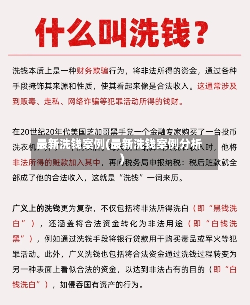 最新洗钱案例(最新洗钱案例分析)