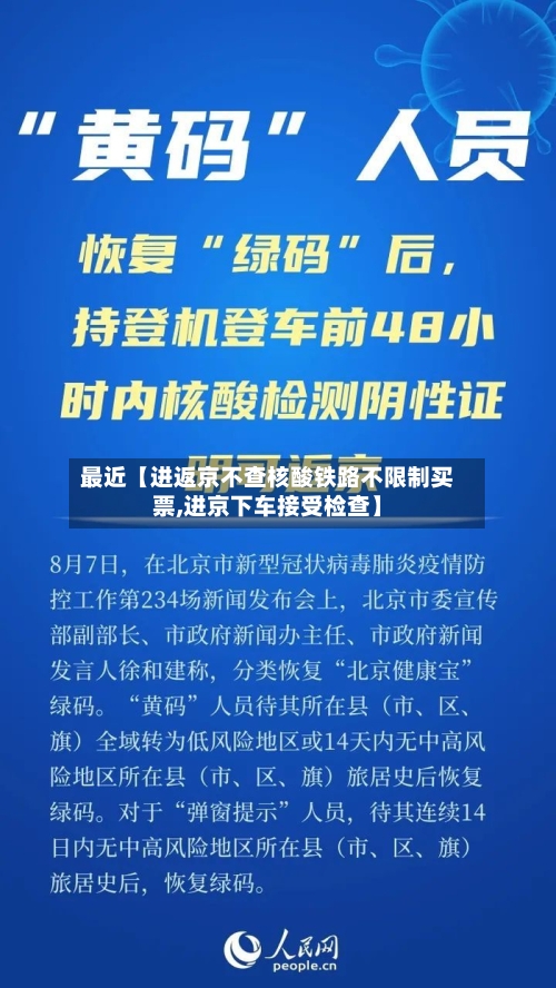 最近【进返京不查核酸铁路不限制买票,进京下车接受检查】-第2张图片