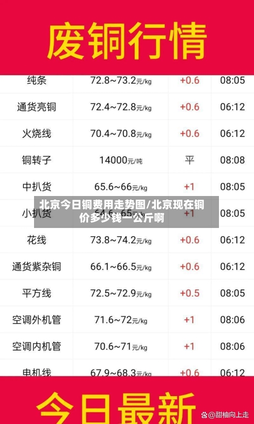 北京今日铜费用走势图/北京现在铜价多少钱一公斤啊-第3张图片