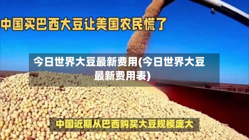 今日世界大豆最新费用(今日世界大豆最新费用表)-第2张图片