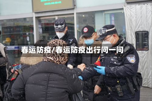 春运防疫/春运防疫出行问一问