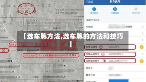 【选车牌方法,选车牌的方法和技巧】-第3张图片