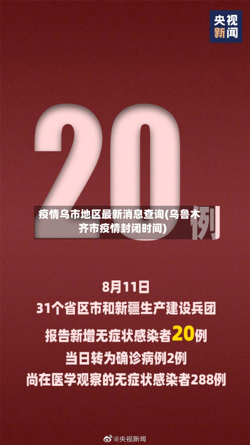 疫情乌市地区最新消息查询(乌鲁木齐市疫情封闭时间)-第3张图片