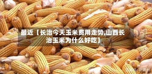 最近【长治今天玉米费用走势,山西长治玉米为什么好吃】-第2张图片