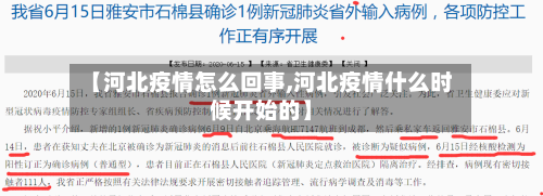【河北疫情怎么回事,河北疫情什么时候开始的】-第2张图片