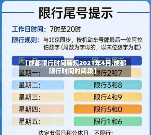 【成都限行时间新规2021年4月,成都限行时间时间段】-第2张图片