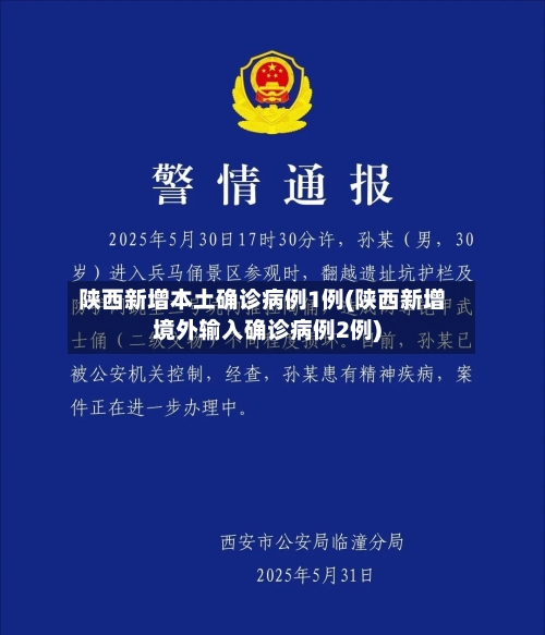 陕西新增本土确诊病例1例(陕西新增境外输入确诊病例2例)