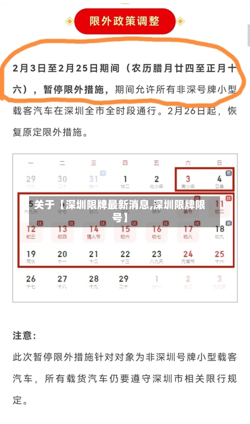 关于【深圳限牌最新消息,深圳限牌限号】-第3张图片