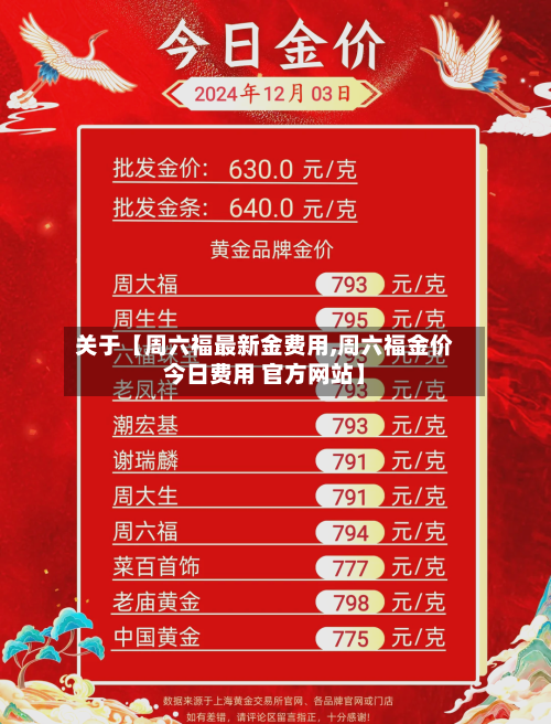 关于【周六福最新金费用,周六福金价今日费用 官方网站】-第2张图片