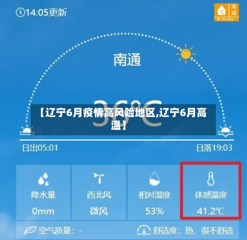 【辽宁6月疫情高风险地区,辽宁6月高温】