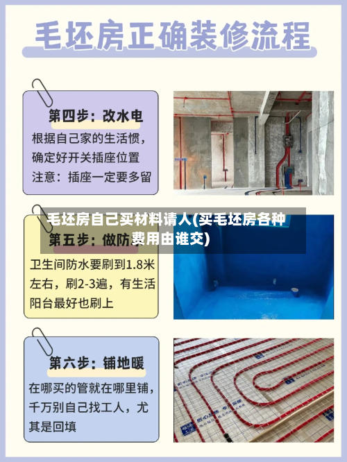 毛坯房自己买材料请人(买毛坯房各种费用由谁交)