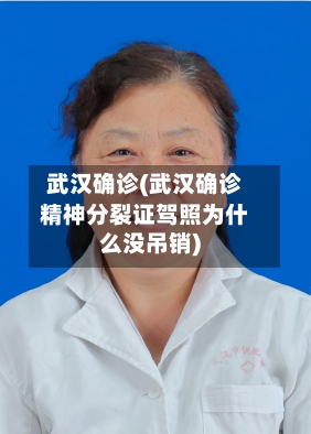 武汉确诊(武汉确诊精神分裂证驾照为什么没吊销)-第2张图片
