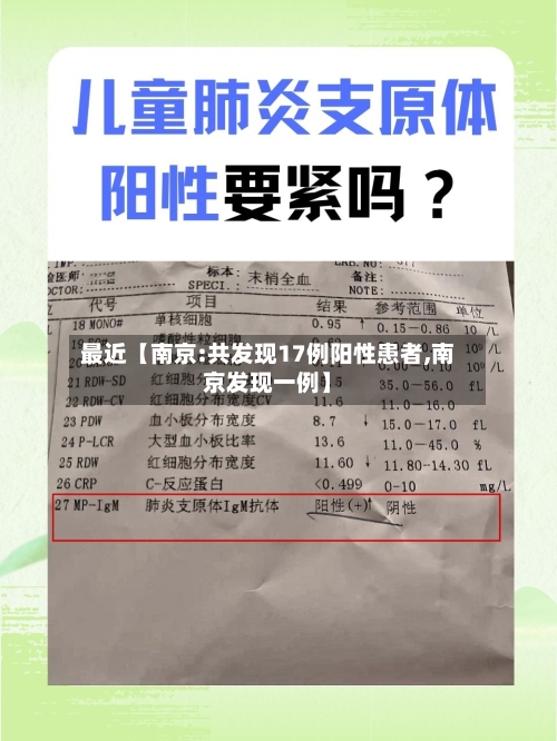 最近【南京:共发现17例阳性患者,南京发现一例】-第3张图片