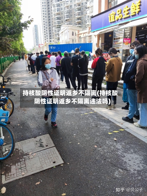 持核酸阴性证明返乡不隔离(持核酸阴性证明返乡不隔离违法吗)