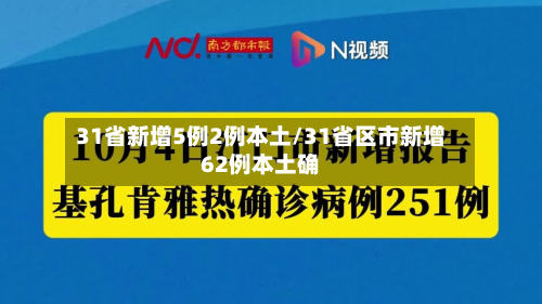 31省新增5例2例本土/31省区市新增62例本土确-第2张图片