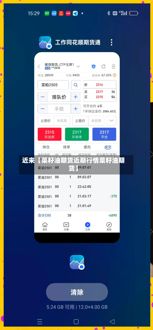 近来【菜籽油期货近期行情菜籽油期货】