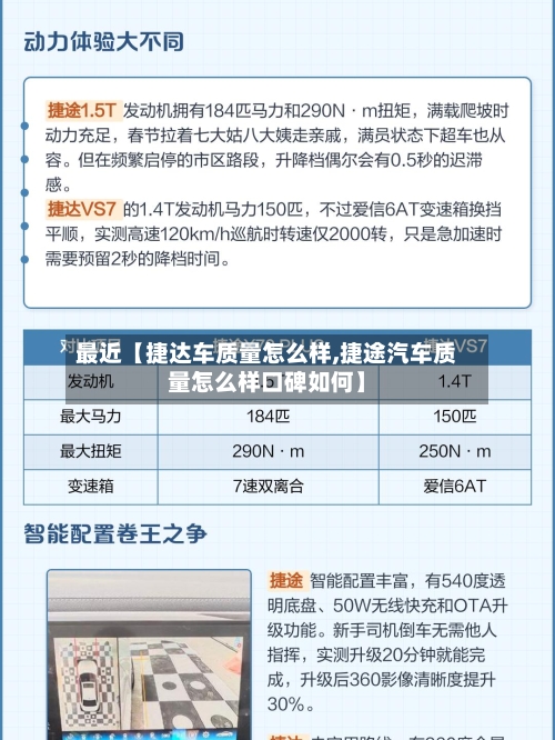 最近【捷达车质量怎么样,捷途汽车质量怎么样口碑如何】
