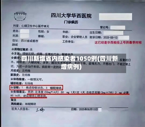 四川新增省内感染者1050例(四川新增病例)-第2张图片