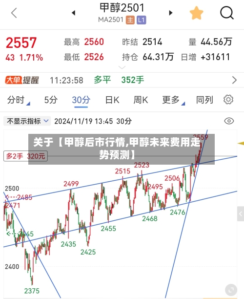 关于【甲醇后市行情,甲醇未来费用走势预测】-第2张图片