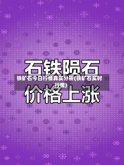 铁矿石今日行情真实分析(铁矿石实时行情)