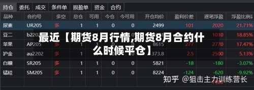 最近【期货8月行情,期货8月合约什么时候平仓】-第3张图片
