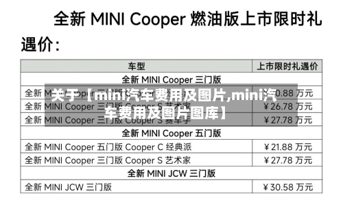 关于【mini汽车费用及图片,mini汽车费用及图片图库】-第2张图片