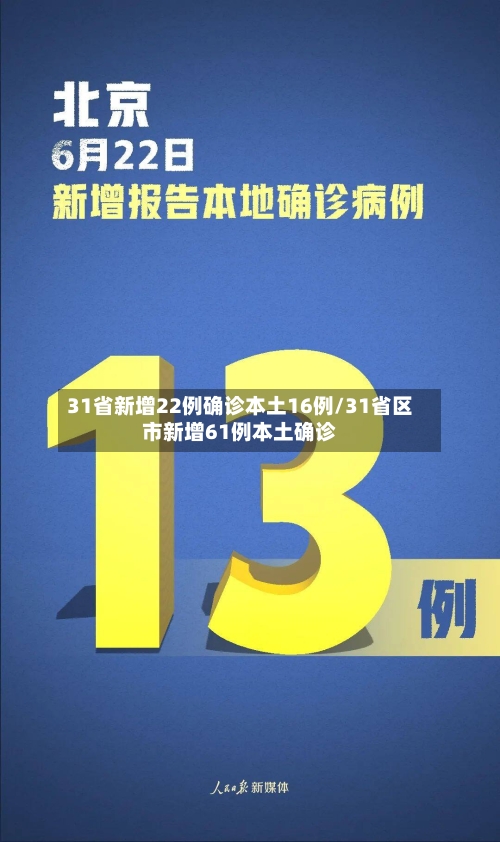 31省新增22例确诊本土16例/31省区市新增61例本土确诊-第2张图片