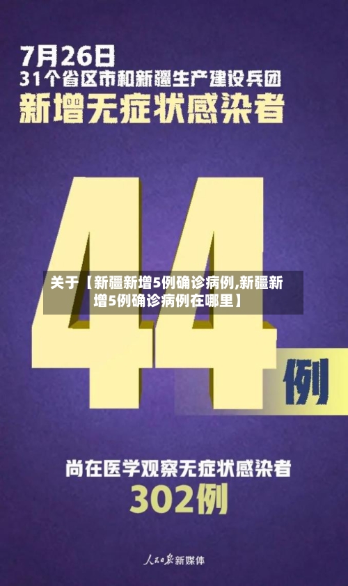关于【新疆新增5例确诊病例,新疆新增5例确诊病例在哪里】
