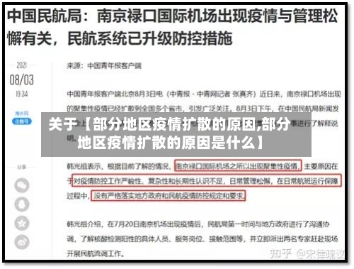关于【部分地区疫情扩散的原因,部分地区疫情扩散的原因是什么】
