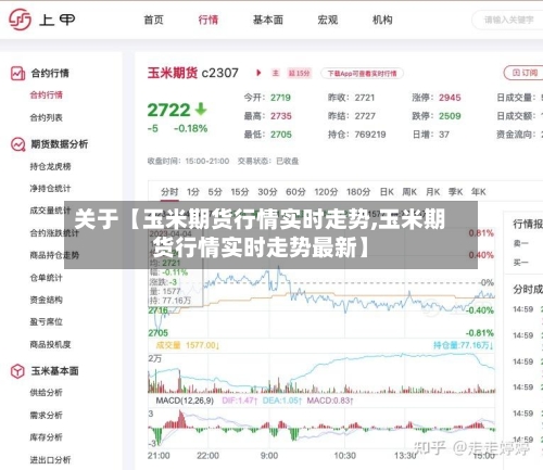 关于【玉米期货行情实时走势,玉米期货行情实时走势最新】