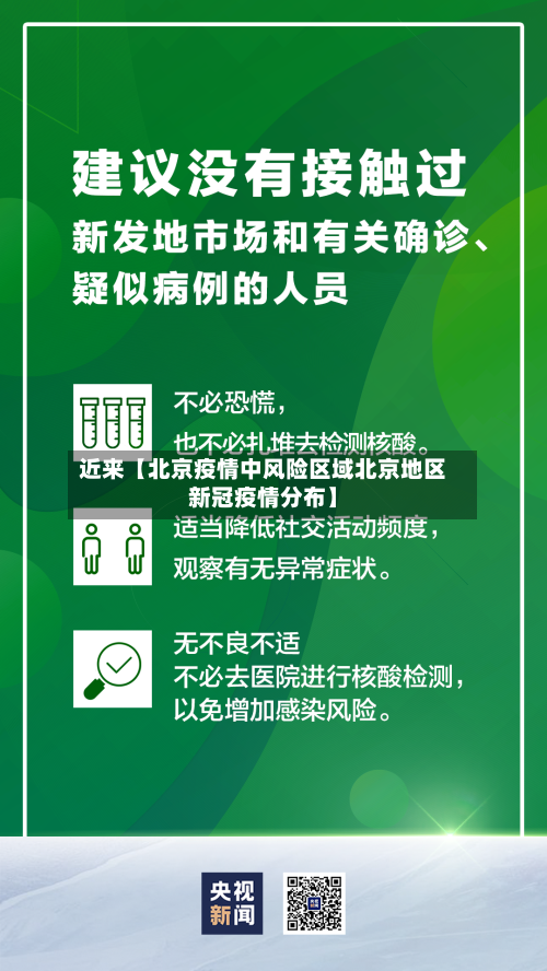 近来【北京疫情中风险区域北京地区新冠疫情分布】-第2张图片