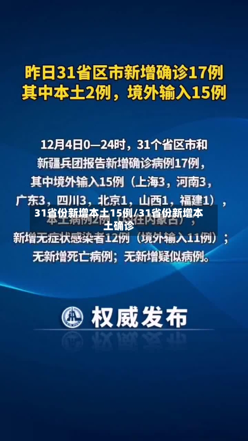 31省份新增本土15例/31省份新增本土确诊-第3张图片