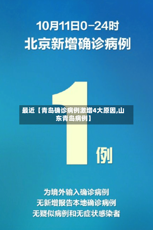 最近【青岛确诊病例激增4大原因,山东青岛病例】