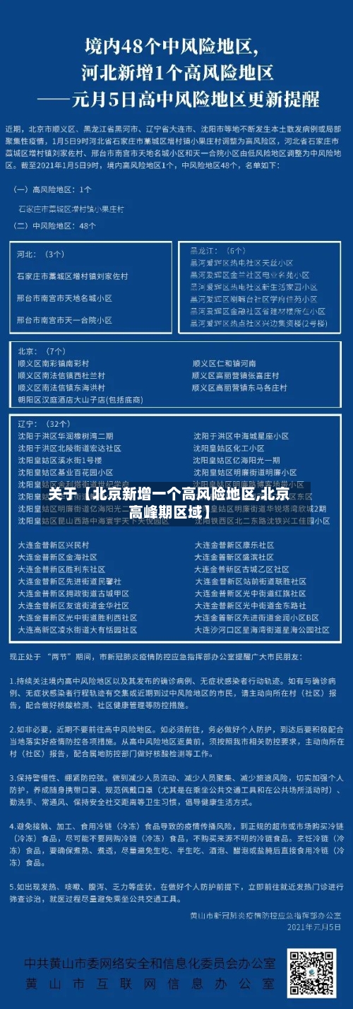 关于【北京新增一个高风险地区,北京高峰期区域】-第2张图片