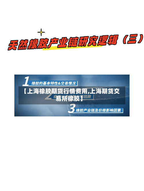 【上海橡胶期货行情费用,上海期货交易所橡胶】-第2张图片