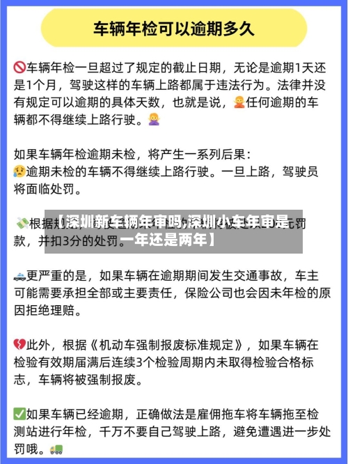 【深圳新车辆年审吗,深圳小车年审是一年还是两年】-第2张图片