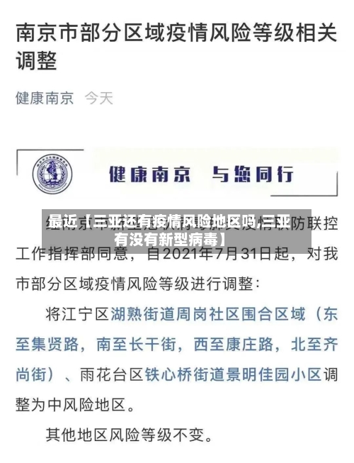 最近【三亚还有疫情风险地区吗,三亚有没有新型病毒】-第2张图片