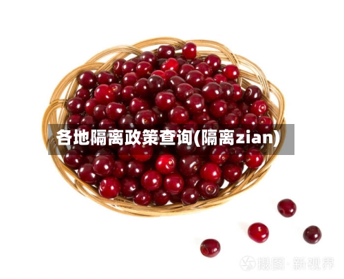 各地隔离政策查询(隔离zian)-第2张图片