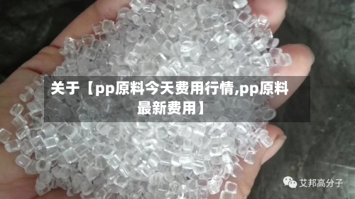 关于【pp原料今天费用行情,pp原料最新费用】-第2张图片