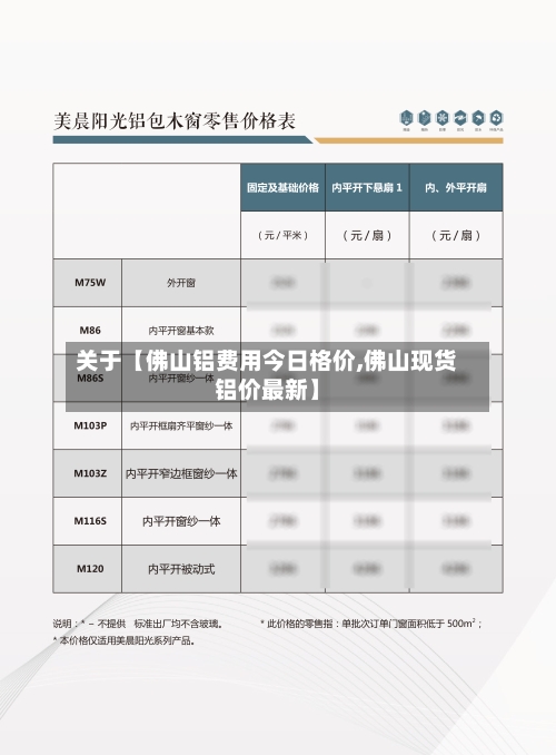 关于【佛山铝费用今日格价,佛山现货铝价最新】-第3张图片
