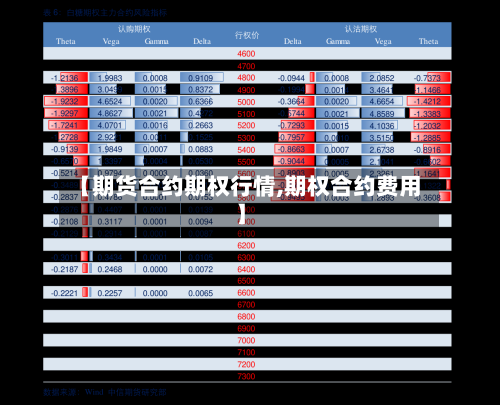 【期货合约期权行情,期权合约费用】
