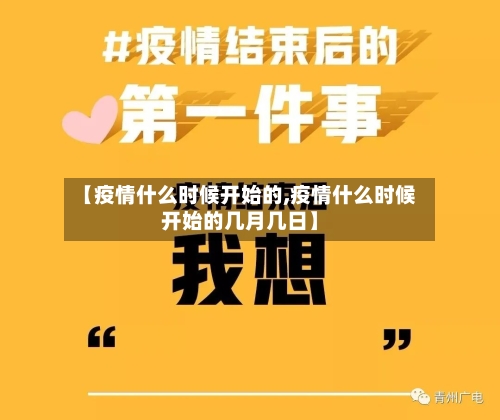 【疫情什么时候开始的,疫情什么时候开始的几月几日】-第2张图片