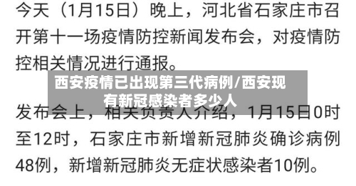 西安疫情已出现第三代病例/西安现有新冠感染者多少人