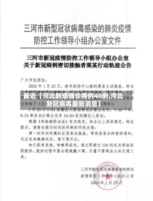最近【河北新增确诊病例40例,河北新冠病毒最新消息】