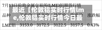 最近【伦敦铝实时行情lme,伦敦铝实时行情今日最新消息查询】-第2张图片
