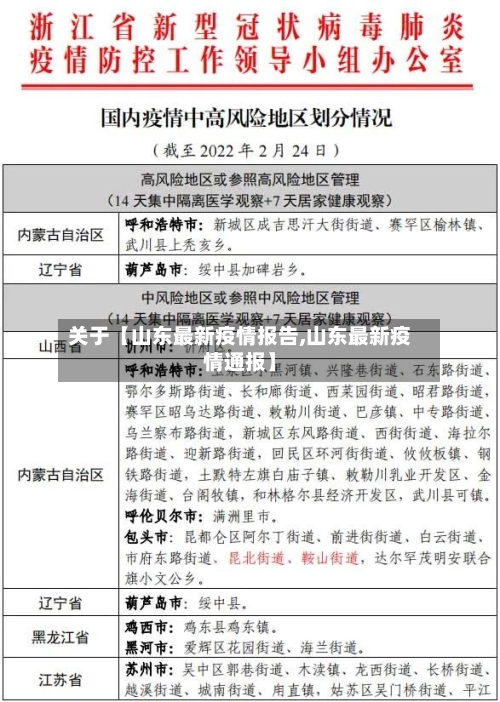 关于【山东最新疫情报告,山东最新疫情通报】